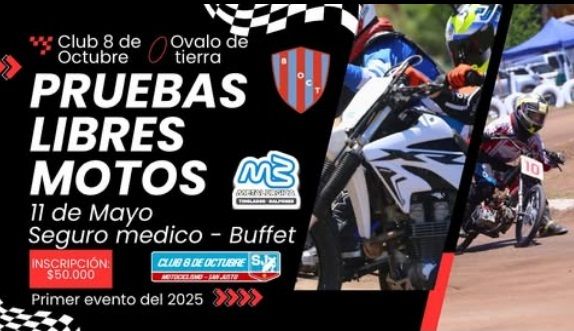 Motociclismo en el Club 8 de Octubre